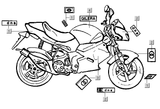 Gilera DNA 50 2T E1 2000-2001 – Decals