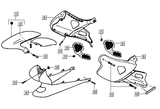 Gilera DNA 50 2T E1 2000-2001 – Front fender