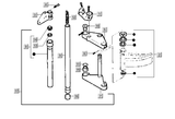 Gilera DNA 50 2T E1 2000-2001 – Fork