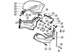 Gilera DNA 50 2T E1 2000-2001 – Seat Helmet compartment