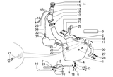 Gilera DNA 50 2T E2 2005 – Gasoline tank