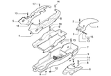 Gilera DNA 50 2T E2 2005 – Buddy seat part