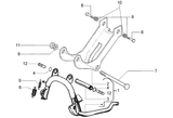 Gilera DNA 50 2T E2 2005 – Center stand