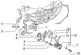 Gilera DNA 50 2T E2 2005 – Oil pump