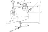 Gilera DNA 50 2T E2 2005 – Oil tank