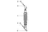Gilera DNA 50 2T E2 2005 – Shock absorber