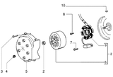 Gilera DNA 50 2T E2 2005 – Flywheel