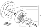 Gilera DNA 50 2T E2 2005 – Front wheel
