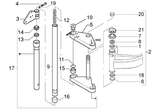 Gilera DNA 50 2T E2 2005 – Fork