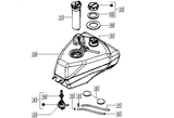 Gilera ICE 50 2T E2 2002-2005 – Gasoline tank