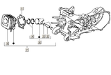 Gilera ICE 50 2T E2 2002-2005 – Crankcase cover