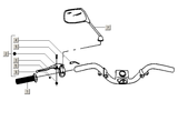 Gilera ICE 50 2T E2 2002-2005 – Lever Brake Lever Left