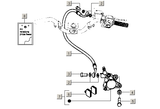 Gilera ICE 50 2T E2 2002-2005 – Brake Master Cylinder Brake Caliper Switch Unit