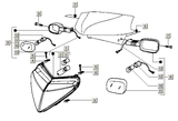 Gilera ICE 50 2T E2 2002-2005 – Front Headlight Indicator