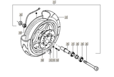 Gilera ICE 50 2T E2 2002-2005 – Front Wheel Rim Brake Disc