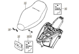 Gilera ICE 50 2T E2 2002-2005 – Saddle Luggage Carrier