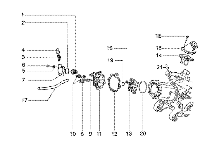 Gilera Runner 180 2T FXR E1 1998-2002 – Cilinderkoep Spruitstuk
