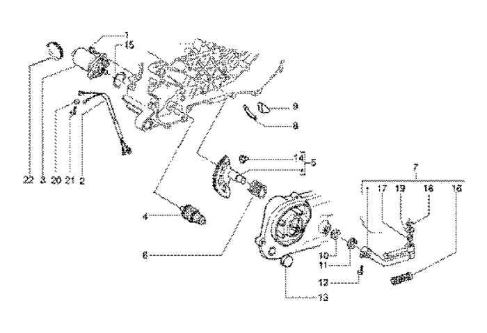 Gilera Runner 180 2T FXR E1 1998-2002 – Startmotor Kickstarter