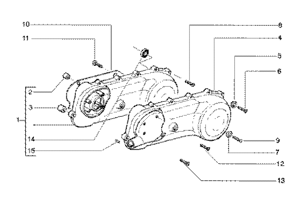 Gilera Runner 180 2T FXR E1 1998-2002 – Transmissiedeksel