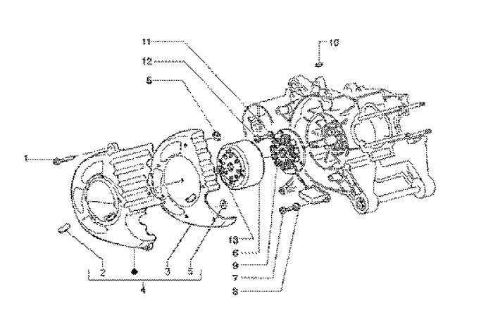 Gilera Runner 180 2T FXR E1 1998-2002 – Vliegwiel