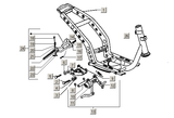 Gilera Stalker 50 2T E1 1998-2005 – Chassis Center Stand Side Stand
