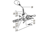 Gilera Stalker 50 2T E1 1998-2005 – Throttle Brake Lever Right