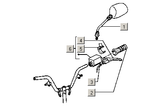 Gilera Stalker 50 2T E1 1998-2005 – Master Cylinder Mirror Left