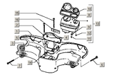 Gilera Stalker 50 2T E1 1998-2005 – Odometer Steering cover