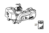 Gilera Stalker 50 2T E1 1998-2005 – Engine