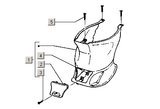 Gilera Stalker 50 2T E1 1998-2005 – Engine screen