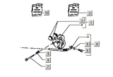 Gilera Stalker 50 2T E1 1998-2005 – Brake line Brake caliper Front