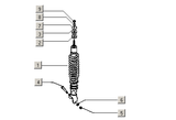 Gilera Stalker 50 2T E1 1998-2005 – Rear Shock Absorber