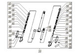 Gilera Stalker 50 2T E1 1998-2005 – Fork