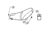 Gilera Stalker 50 2T E1 1998-2005 – Saddle Luggage Carrier