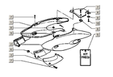 Gilera Stalker 50 2T E1 1998-2005 – Side screen