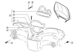 Gilera Stalker 50 2T E2 2005-2006 – Steering wheel cover