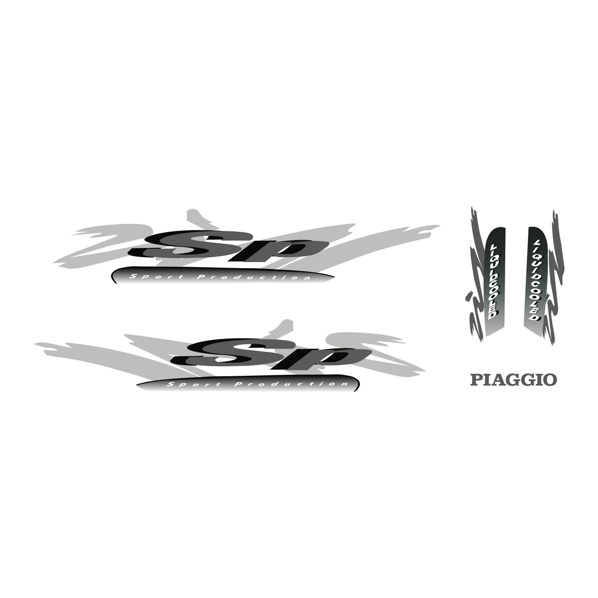 Set adesivi Piaggio Zip SP98 modello originale