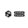 Fenom Forged Carbon Front Hood Logo + Reflector