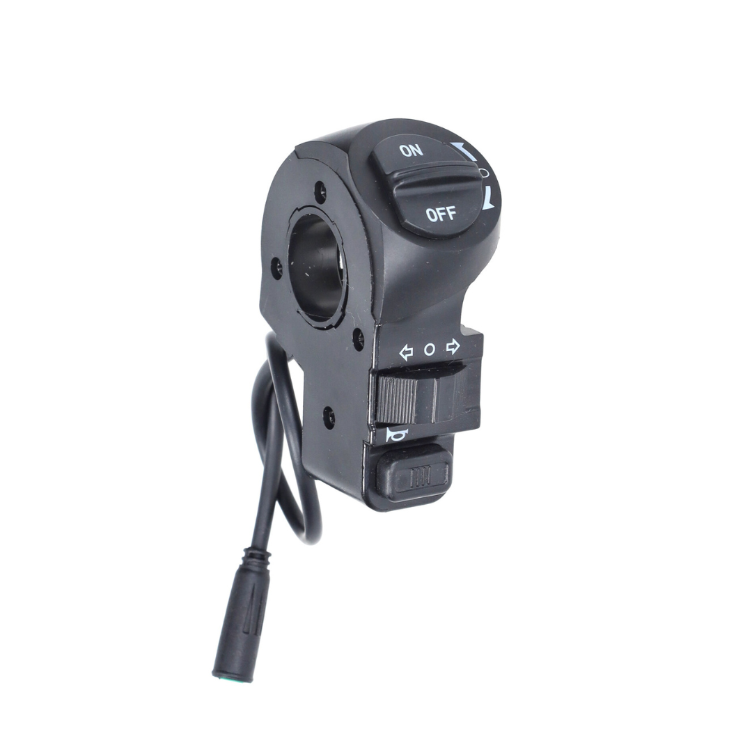 Interruttore luci + interruttore frecce H9 V8 Fatbike