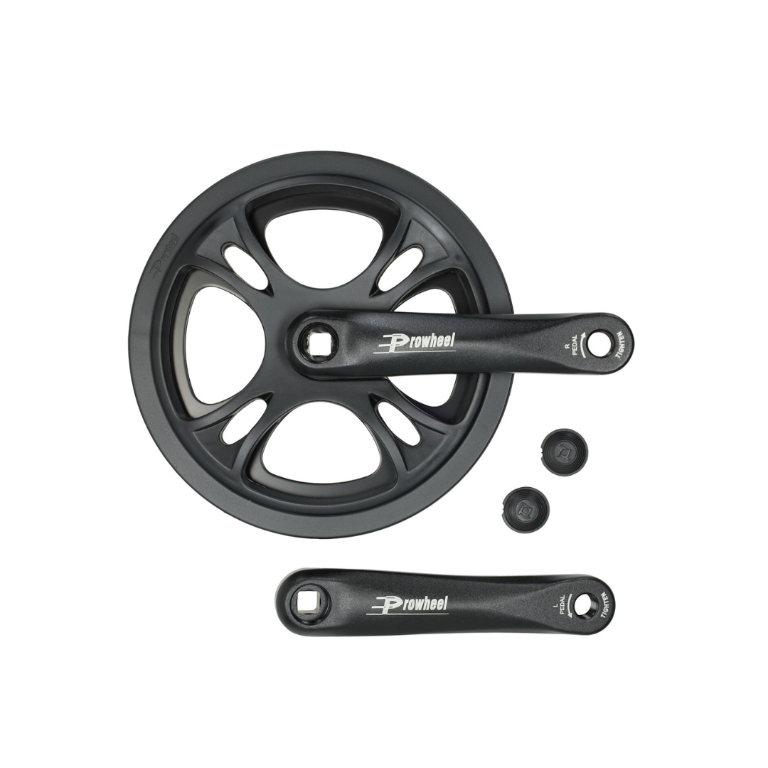 Set movimento centrale pedivella L+R + pignone 48T Nero V20 Pro Fatbike