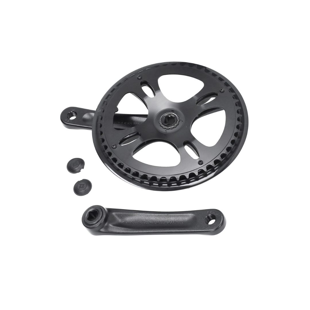 Set movimento centrale pedivella L+R + pignone 48T Nero V20 Pro Fatbike
