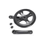 Set movimento centrale pedivella L+R + pignone 48T Nero V20 Pro Fatbike