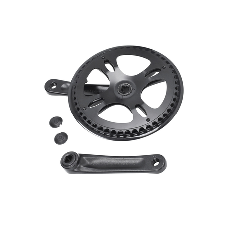 Set movimento centrale pedivella L+R + pignone 48T Nero V20 Pro Fatbike