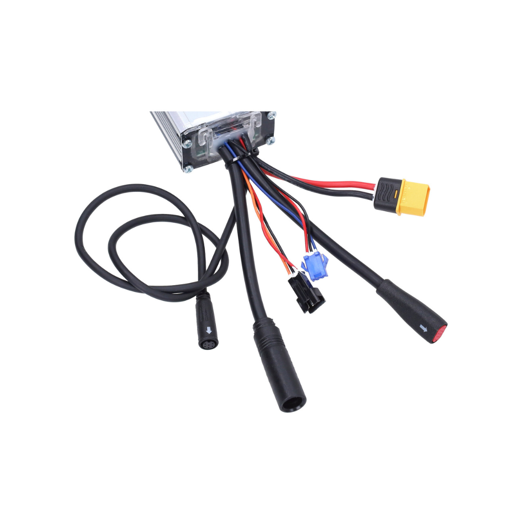 Unità di controllo per acceleratore 6KM/H DC48 250W Motore 5 fili con spina V20 Fatbike