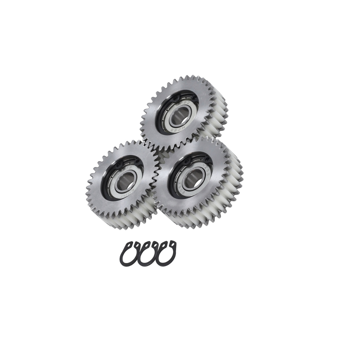 Pacco pignoni Ingranaggio 37x12MM 36T Metallo/Nylon Bafang 250W Motore V8 / V20 Fatbike