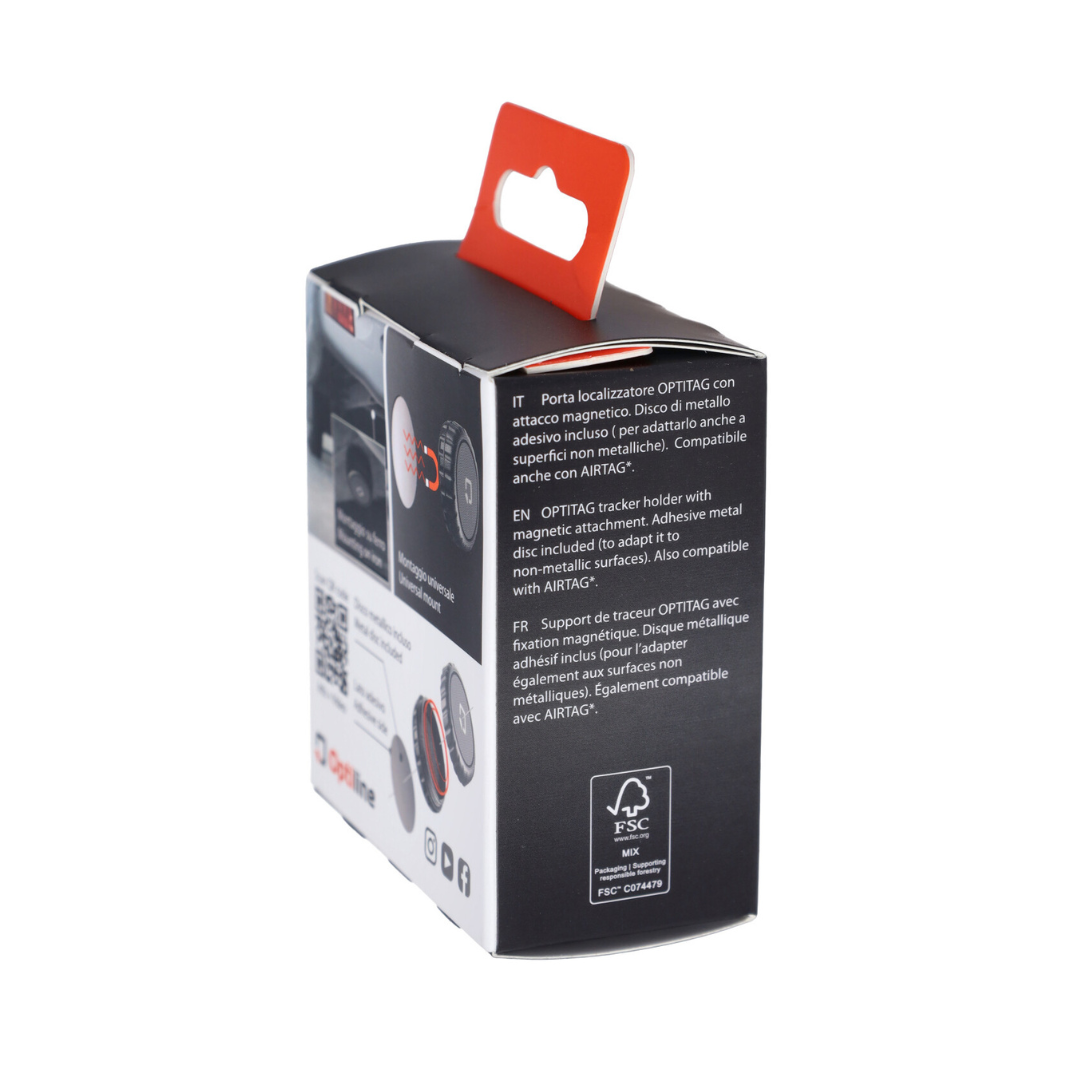 Attacco Lampa Tracker Magnet Optitag Scooter/Moto/Fatbike