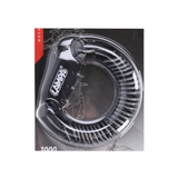 Lucchetto a Combinazione Lampa + Cavo 3MM 150CM Nero Fatbike