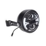 Faro originale a LED con frecce integrate + kit di montaggio spina 5 poli V8 Fatbike