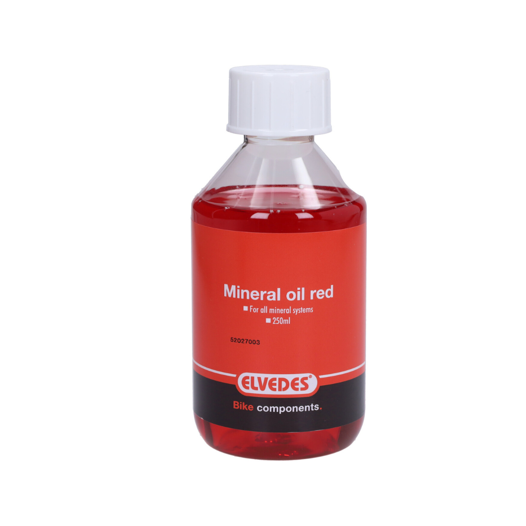 Liquido freni Elvedes Mineral Shimano 250ML Rosso Fatbike