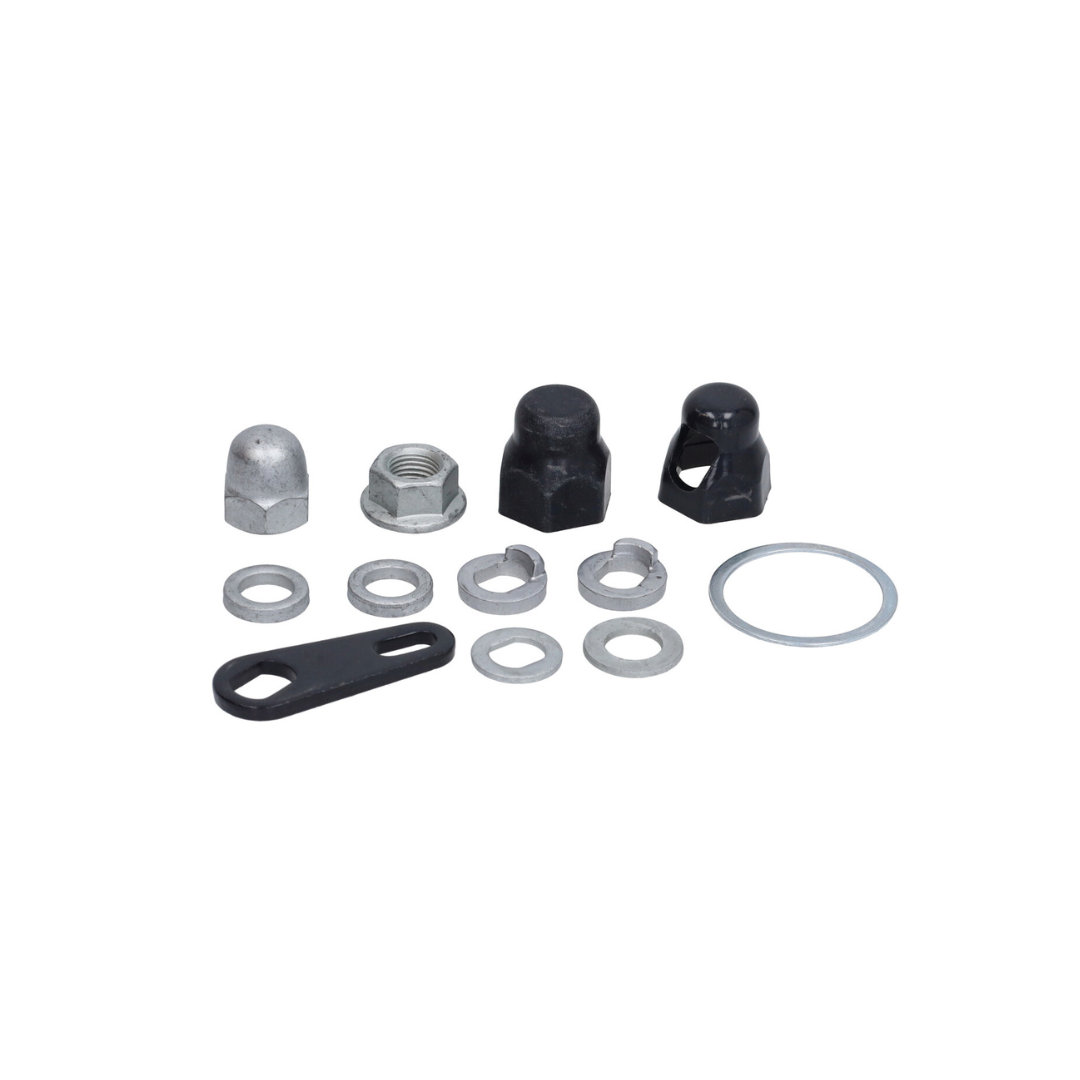 Ruota posteriore Nera + Motore 48V 500W Spina Nera V8 Fatbike